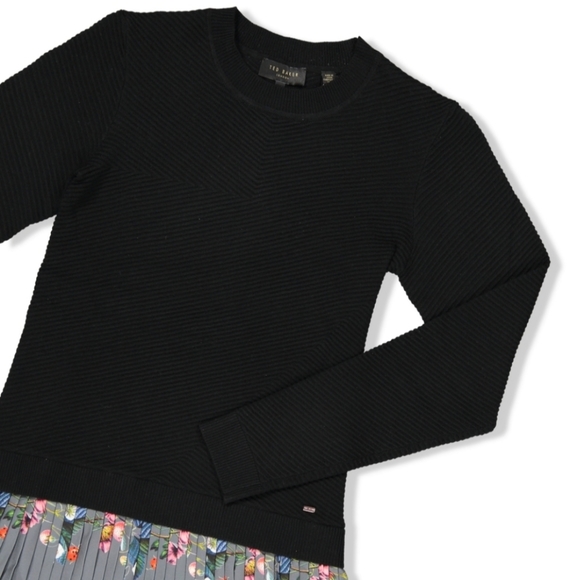 🍒NWT🍒 TED BAKER KNIT SKATER DRESS - Picture 6 of 8